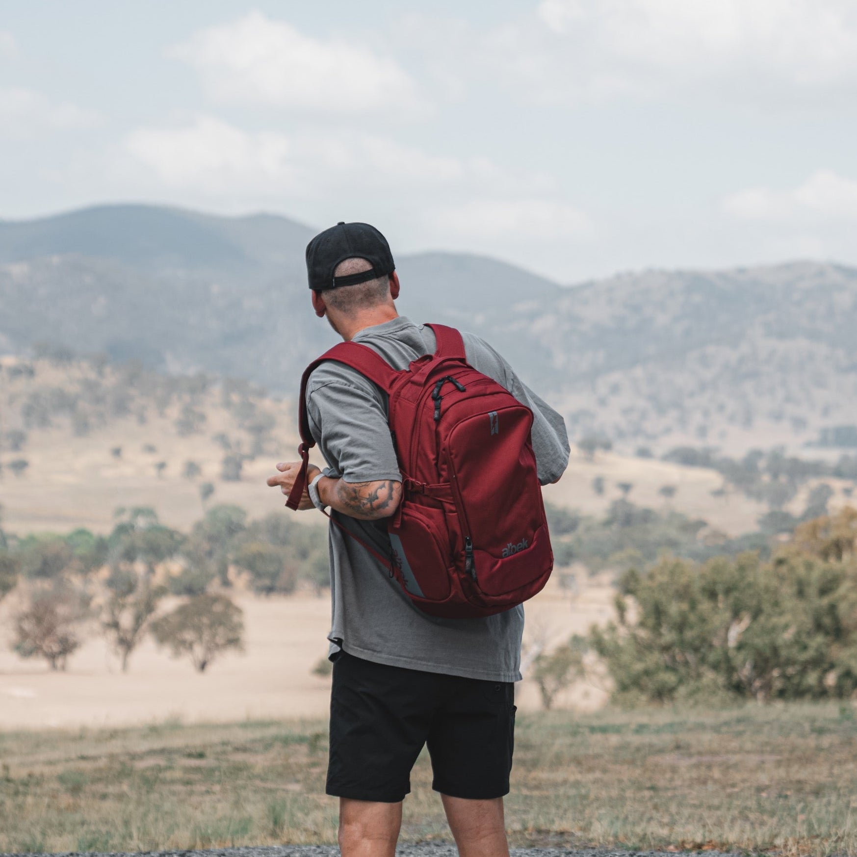 Dudley Backpack Burgundy